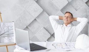 architect-relaxing-after-finishing-project_23-2148242970